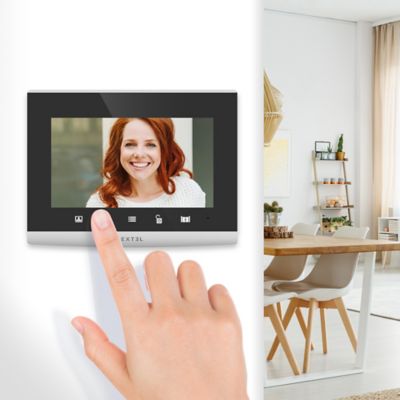 Interphone vidéo connecté filaire avec digicode intégré Extel Code Connect