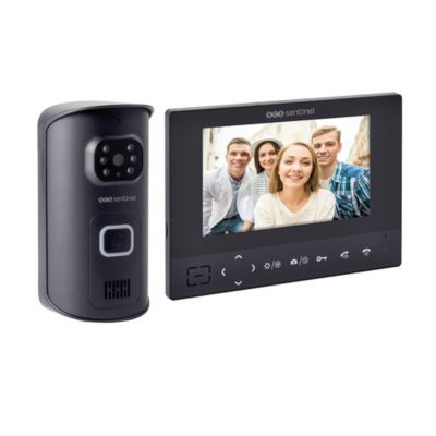Interphone vidéo Visiophone sans fil Portier Sonnette PIR 720P