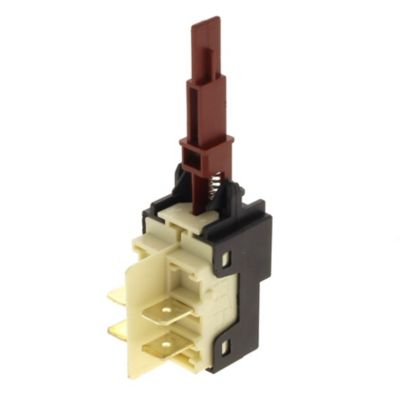 Interrupteur Poussoir 4 Cosses Rouge Pour Nettoyeur Vapeur Astoria Polti NN240A Vaporetto Eco Pro 3000