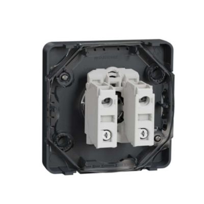 Interrupteur à clé 2 positions IP55 IK07 - composable - gris anthracite ...