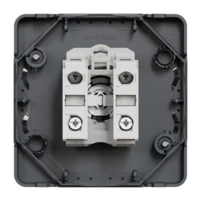 Interrupteur à clé 2 positions IP55 IK07 - composable - gris anthracite ...