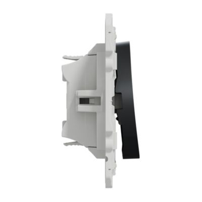 Interrupteur commande VMC 2 boutons à vis Schneider Electric Odace anthracite