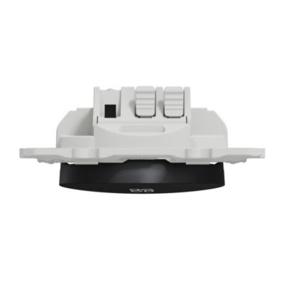 Interrupteur commande VMC 2 boutons à vis Schneider Electric Odace anthracite