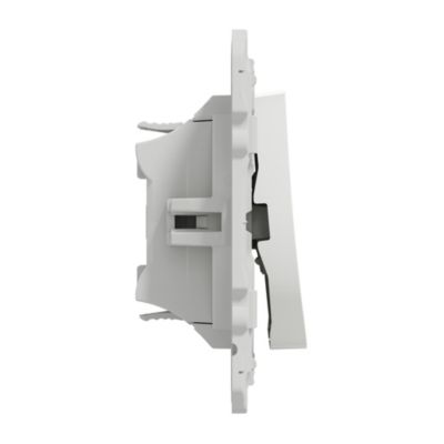 Interrupteur commande VMC 2 boutons à vis Schneider Electric Odace blanc