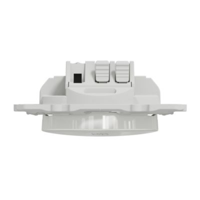 Interrupteur commande VMC 2 boutons à vis Schneider Electric Odace blanc