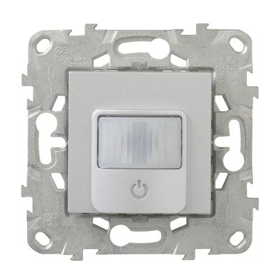 Interrupteur détecteur de présence et de mouvement Schneider Electric Unica Déco aluminium