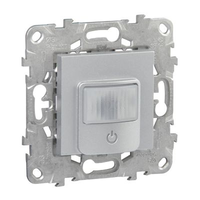 Interrupteur détecteur de présence et de mouvement Schneider Electric Unica Déco aluminium