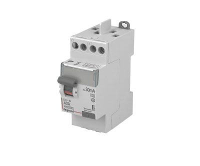 Interrupteur différentiel 2P 40A 30mA Type A Legrand DX à vis