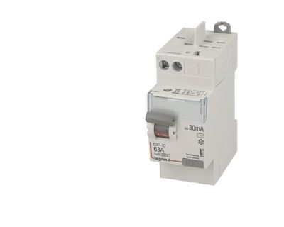 Interrupteur différentiel 2P 63A 30mA Type A Legrand DX