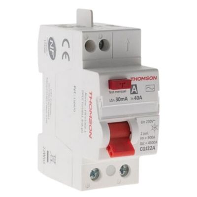 Interrupteur différentiel 40A/30mA type A Thomson