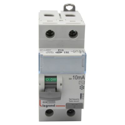 Interrupteur différentiel 10 mA 16A type AC Legrand