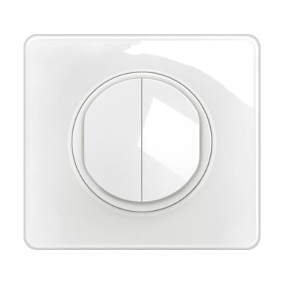 Interrupteur Double Va-et-vient Avec Voyant Legrand Metalide 87406 - Neuf, Pour Installation électrique