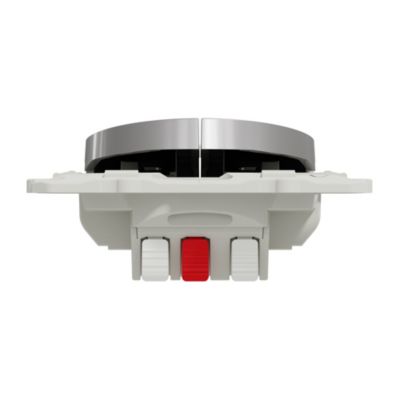 Interrupteur double va-et-vient connexion rapide à vis Schneider Electric Odace aluminium