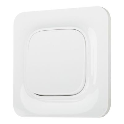 Interrupteur Jacobsen Kennet blanc complet, lot de 5