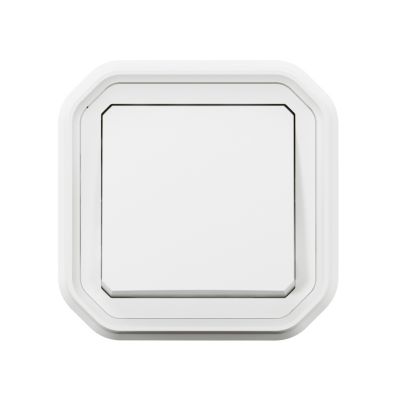 Interrupteur Legrand Plexo blanc à griffes