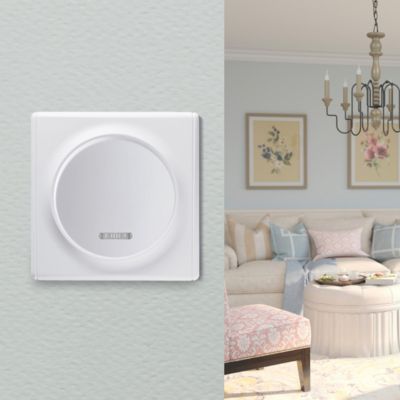 Interrupteur OneKeyElectro simple allumage LED, 1 voie, blanc | Castorama