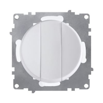Interrupteur OneKeyElectro triple simple allumage LED, 1 voie, blanc ...