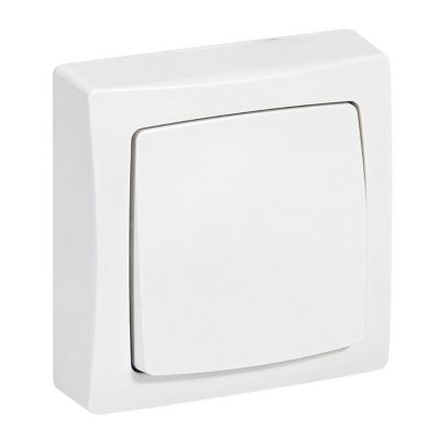 Interrupteur ou va-et-vient Legrand ALB2213WH blanc montage en saillie 10A 230 V