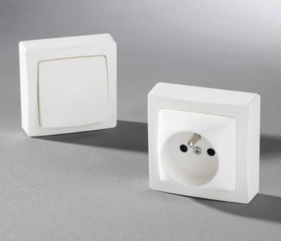 Interrupteur ou va-et-vient Legrand ALB2213WH blanc montage en saillie 10A 230 V