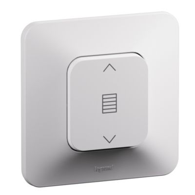 Interrupteur pour volets roulants 3 positions Neptune 10A blanc, Legrand