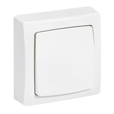 Interrupteur poussoir ASL Legrand blanc
