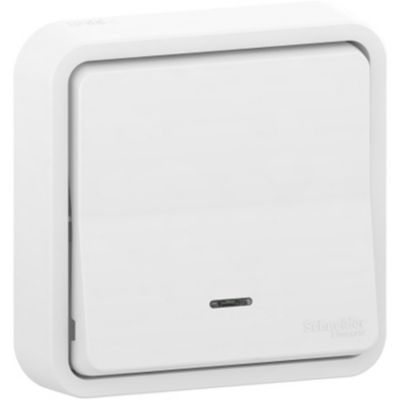 Cikonielf interrupteur de source lumineuse à LED Bouton poussoir en