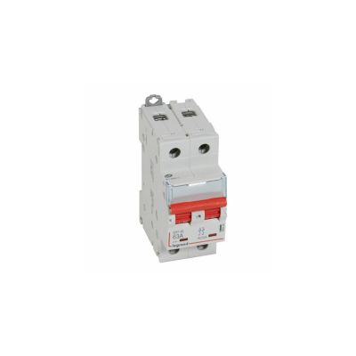 Interrupteur-sectionneur DX3 -IS à déclenchement 2P 400V  - 63A - 2 modules - 406528 - LEGRAND