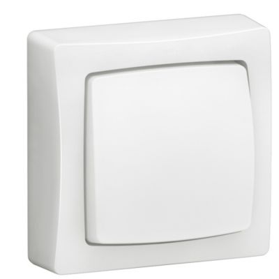 Interrupteur simple saillie Legrand complet blanc