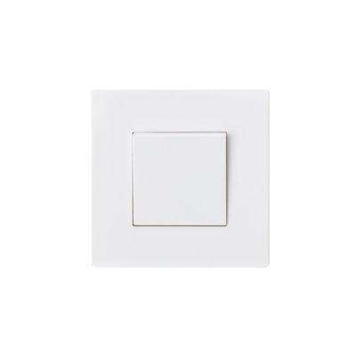 Interrupteur va-et-vient blanc complet, lot de 3