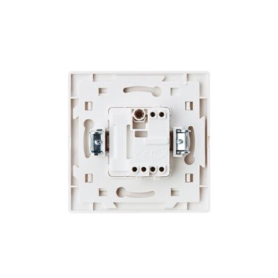 Interrupteur va-et-vient blanc complet, lot de 3