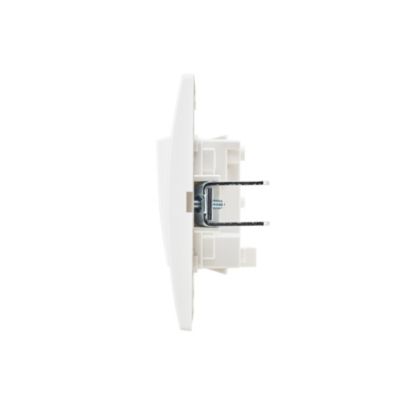Interrupteur va-et-vient blanc complet, lot de 3