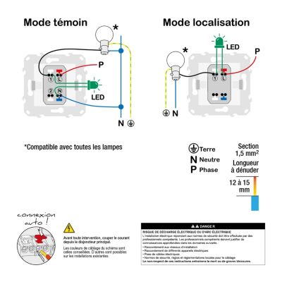 Interrupteur Va-et-vient Va-et-vient Lumineux Schneider Odace | Interrupteur
