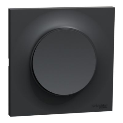 Interrupteur va-et-vient Schneider Electric Odace anthracite complet vendu par 5 pièces