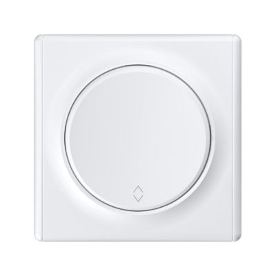 Interrupteur va-et-vient simple, complet OneKeyElectro Florence, blanc ...