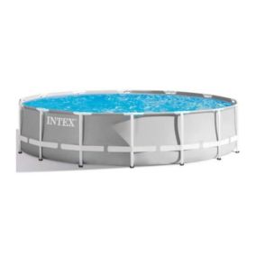 INTEX Kit Piscine Prism Frame 26732NP ronde tubulaire- 5m49 x 1m22