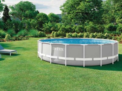INTEX Kit Piscine Prism Frame 26732NP ronde tubulaire- 5m49 x 1m22