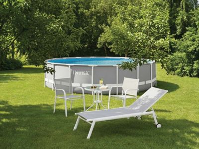 INTEX Kit Piscine Prism Frame 26732NP ronde tubulaire- 5m49 x 1m22