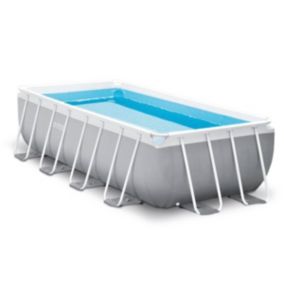 INTEX Kit piscine rectangulaire Prism Frame - 400 x 200 x 100 cm