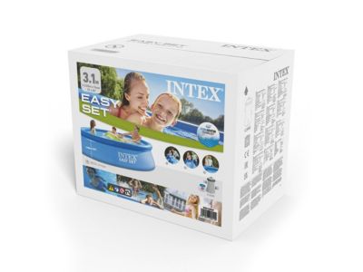 Intex kit piscinette easy set autoportante ronde o3,05 x h0,76m
