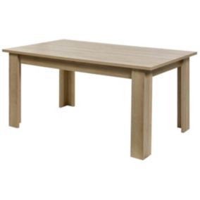 IRIS - Table Rectangulaire Allongeable Imitation Bois