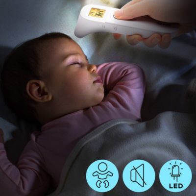 IRT3W Thermomètre infrarouge 3 en 1 Oreille et front Mesure sans contact Mémoire Convient aux adultes et aux enfants Duronic