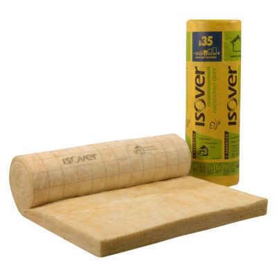 Isolant laine de verre Isoconfort 35 ép.220mm (vendu au rouleau — free download