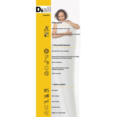 Isolant ouate de polyester Home Iso ép.125mm