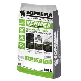 Isolant Soprema Vermex 100L R. 2,9 m²K/W (vendu au sachet)