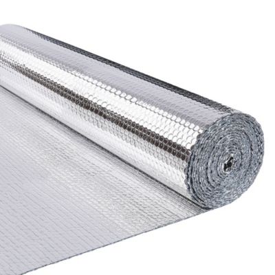 Isolant thermique a bulle double couche aluminium radiateur reflecteur 1.22x20m VOUNOT