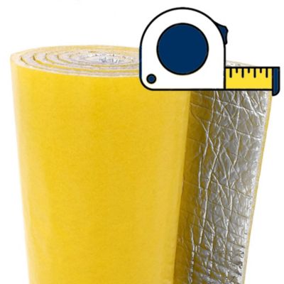 Isolant thermique AUTO-ADHESIF 100% aluminium (AU MÈTRE) Largeur 1,20m. Façades, Fenêtres, Stores, Fourgons et Voitures