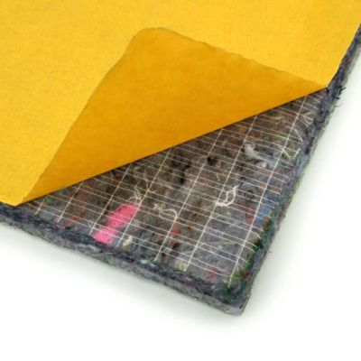 Isolation acoustique et thermique spéciale pour l'insonorisation (5 m x 1,2 m) - Avec couverture autocollante et aluminium