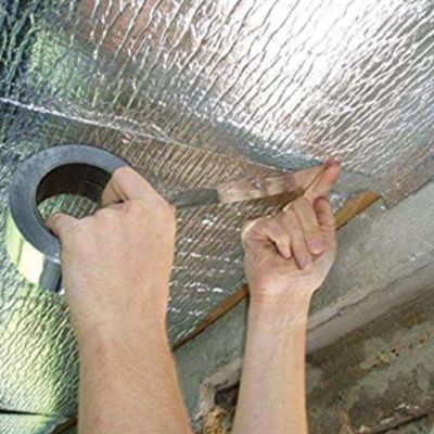 Isolation thermique 100 % aluminium avec mousse (1 m x 1,20 m). Isolation pour maisons, porches, radiateurs, caravanes et fourgons