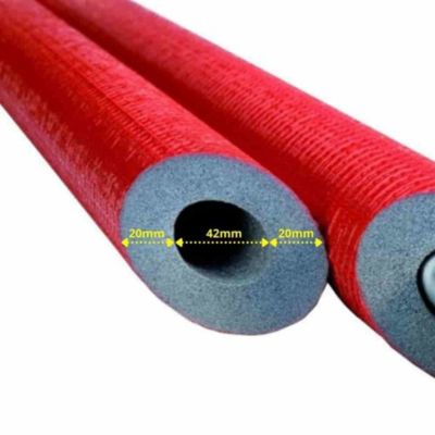 Isolation Thermique Tuyau 42mm, 2m, Isolation Tuyau Chauffage, 20mm, Conforme GEG