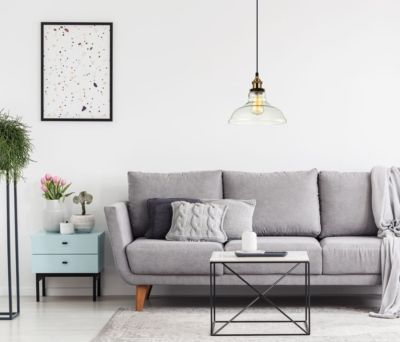 Italux Hubert - Suspension Industrielle Et Rétro Noir, Or 1 Lumière avec Abat-Jour Ambré, E27 Dimmable